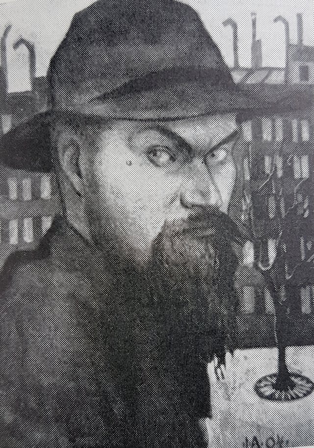 Albert von Stockenström, Sculptor by Ivar Arosenius