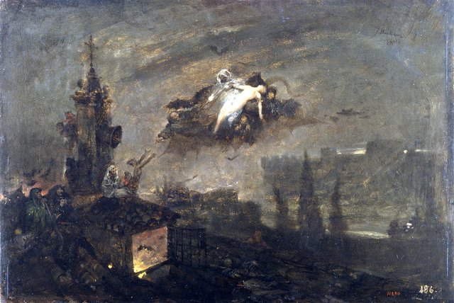 The Witches of the Bell Tower by José Benlliure y Gil