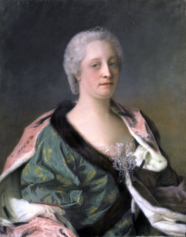 Portrait of empress Maria Theresia by Jean-Étienne Liotard