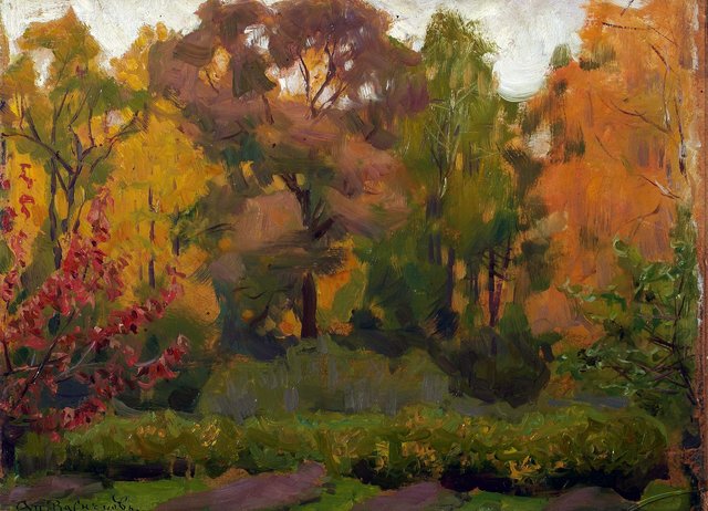 autumn motive by Apollinary Vasnetsov