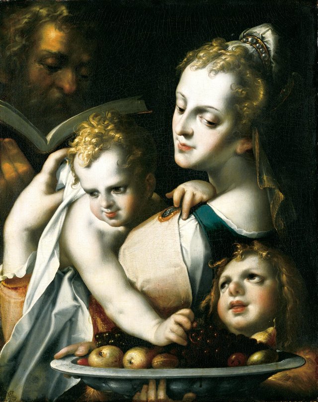 The Holy Family with the infant saint John by Bartholomeus Spranger