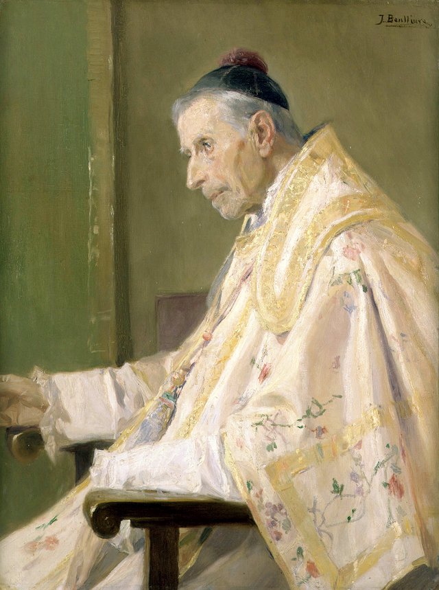 Sacerdote revestido by José Benlliure y Gil