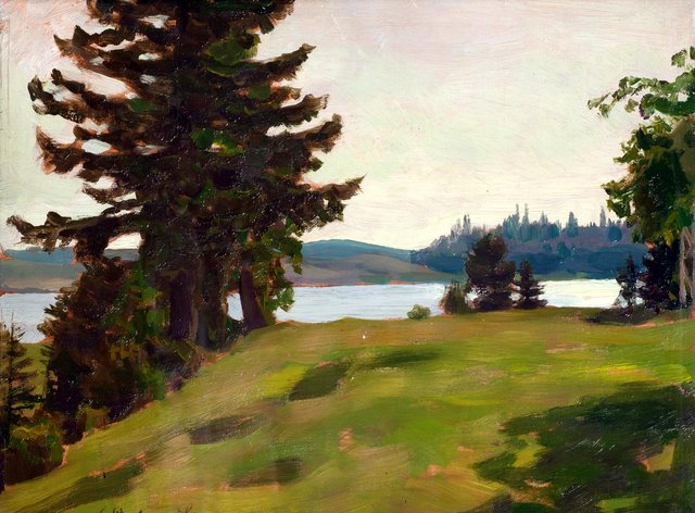 Lake Valdayskoye by Apollinary Vasnetsov