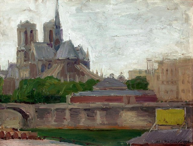Notre Dame de Paris by Apollinary Vasnetsov