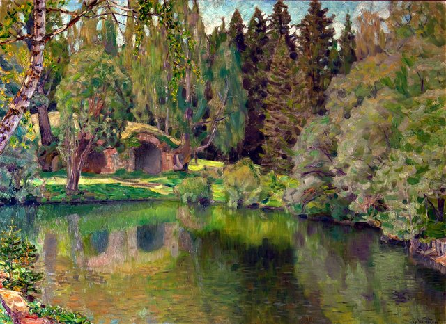 pond catacombs by Apollinary Vasnetsov