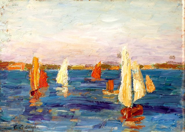 Venice lagoon by Apollinary Vasnetsov