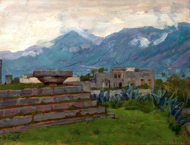 Hercules temple Pompeii by Apollinary Vasnetsov