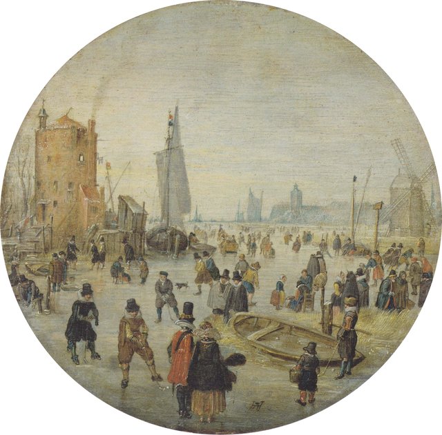 Winter landscape by Hendrick Avercamp