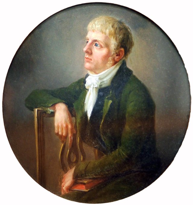 Portrait of Caspar David Friedrich by Johan Ludwig Lund