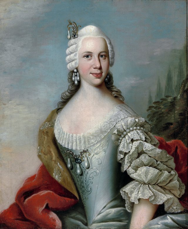 Portrait of af Benedicte Rudolphine von Ingenhaeff. by Peder Als
