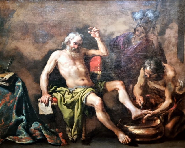 La mort de Sénèque by Claude Vignon