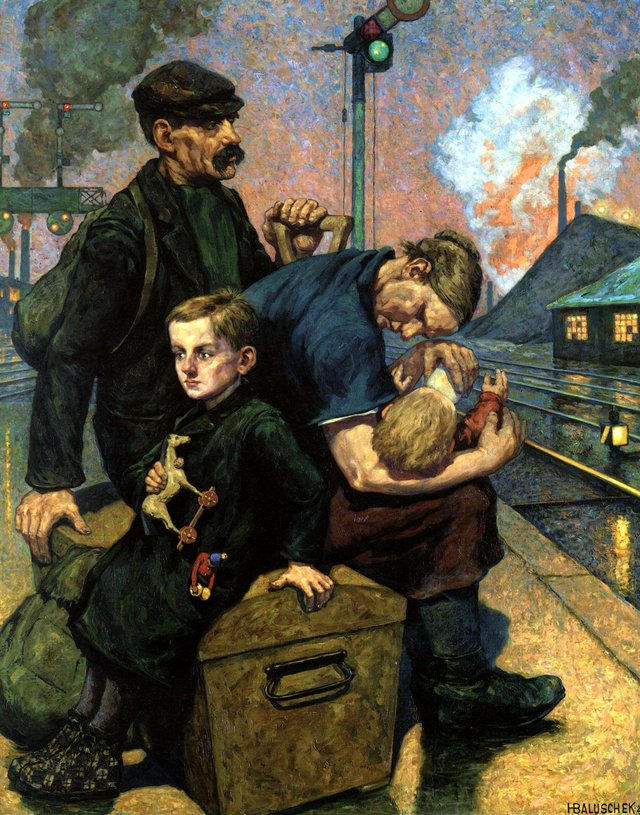Migrants by Hans Baluschek