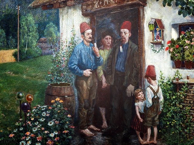 Musselmen in Berlin by Hans Baluschek