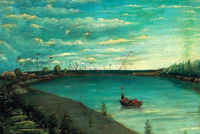 Shilat River, Farahabad by Kamal-ol-molk