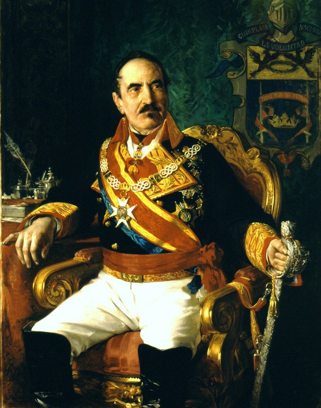 Baldomero Espartero, Prince of Vergara by José Casado del Alisal