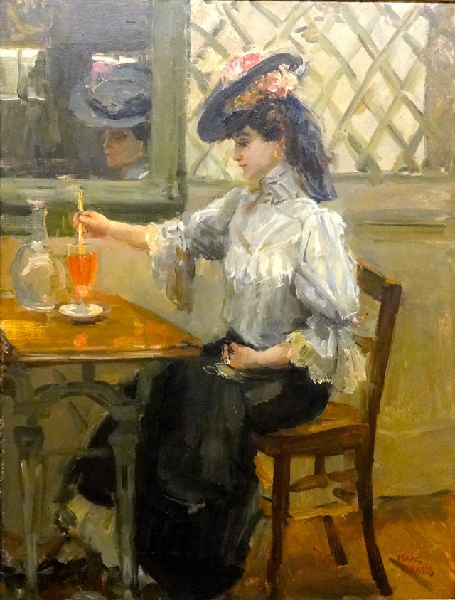 In het café by Isaac Israëls