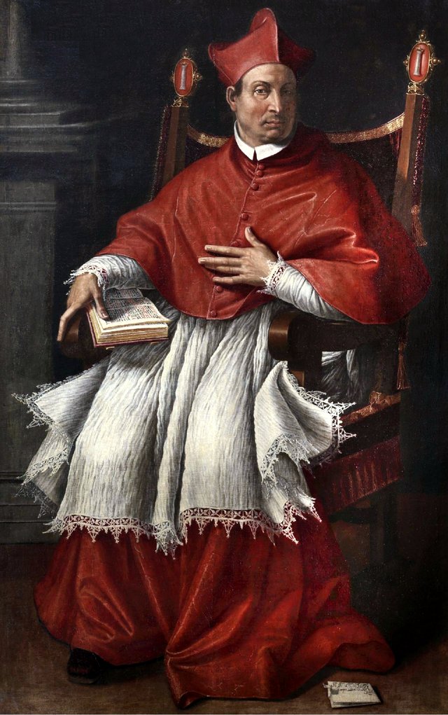 Portrait of Cardinal Pompeo Colonna by Jacopino del Conte