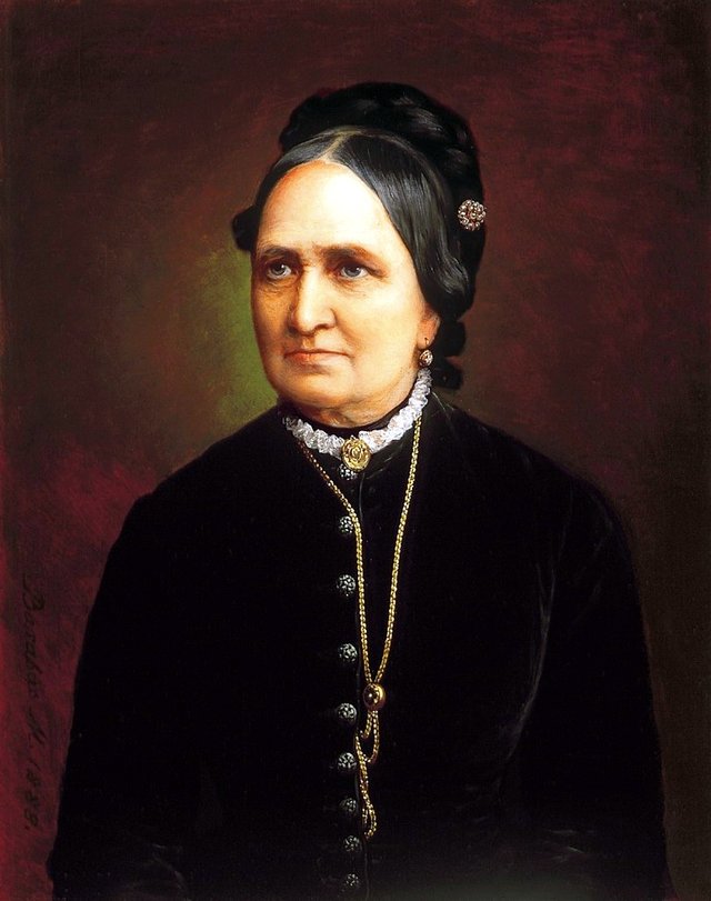 Portrait of Györgyi Illyés by Miklós Barabás