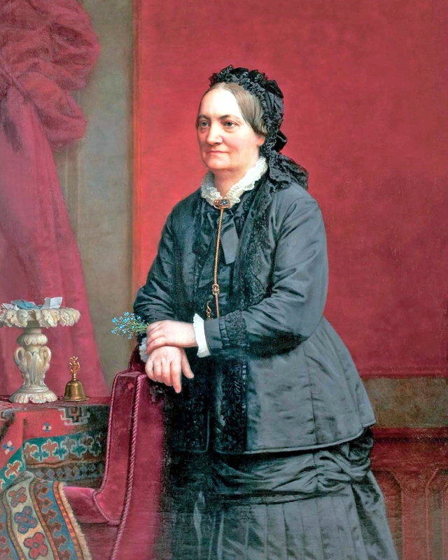 Portrait of Borbála Földváry by Miklós Barabás