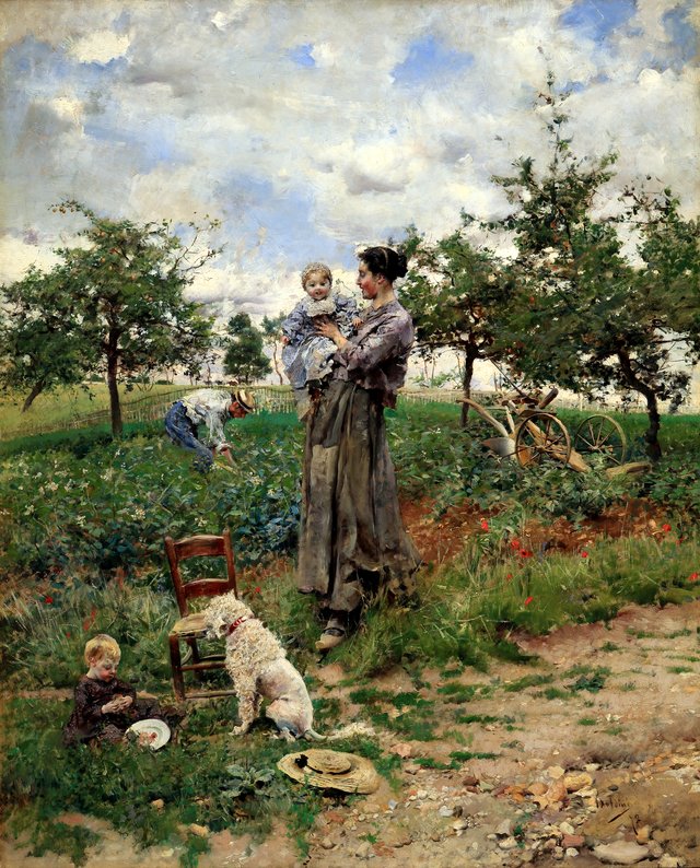 In the countryside by Giovanni Boldini