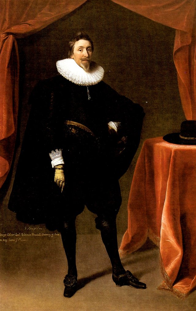 Baron George Calvert by Daniël Mijtens