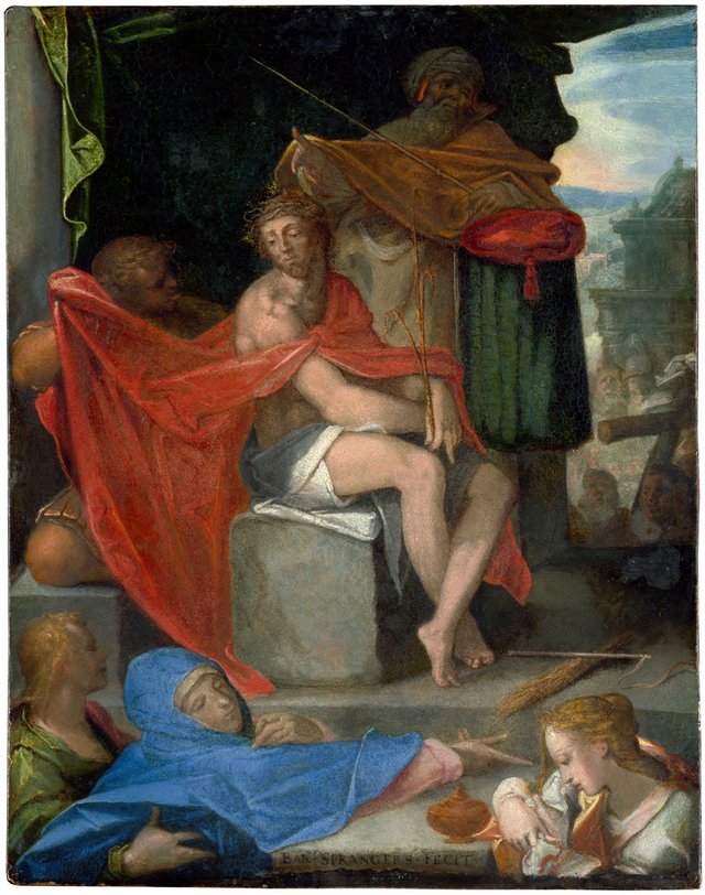 Ecce Homo. by Bartholomeus Spranger