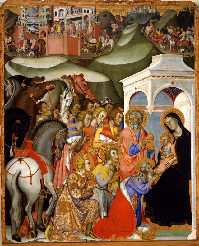 Anbetung der Könige by Bartolo di Fredi