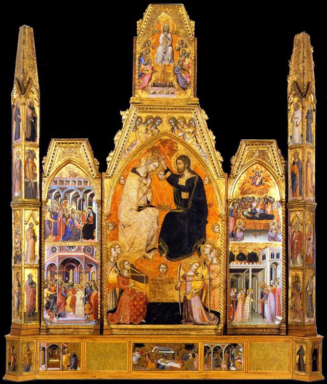 The Coronation of the Virgin by Bartolo di Fredi