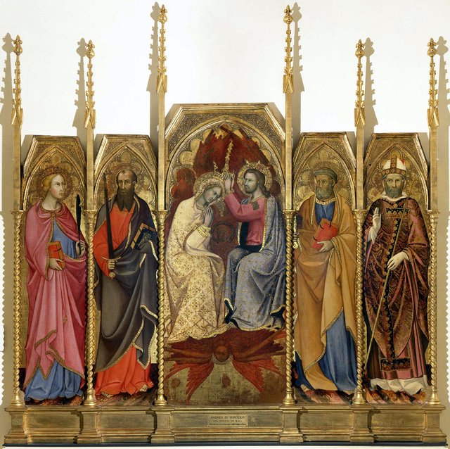 Coronation of the Virgin by Andrea di Bartolo