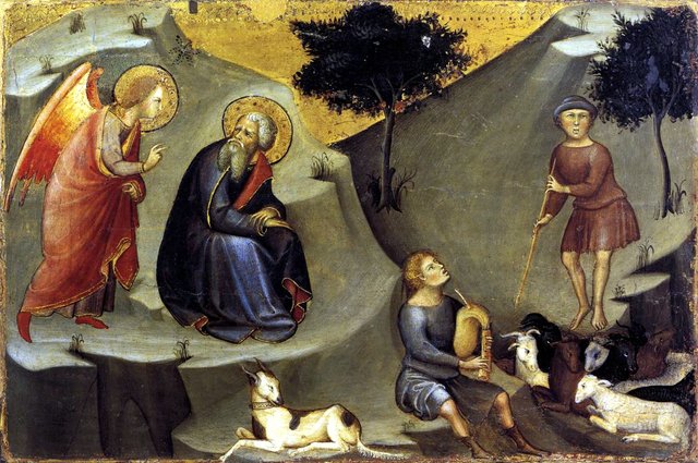 The Annunciation to Joachim by Bartolo di Fredi