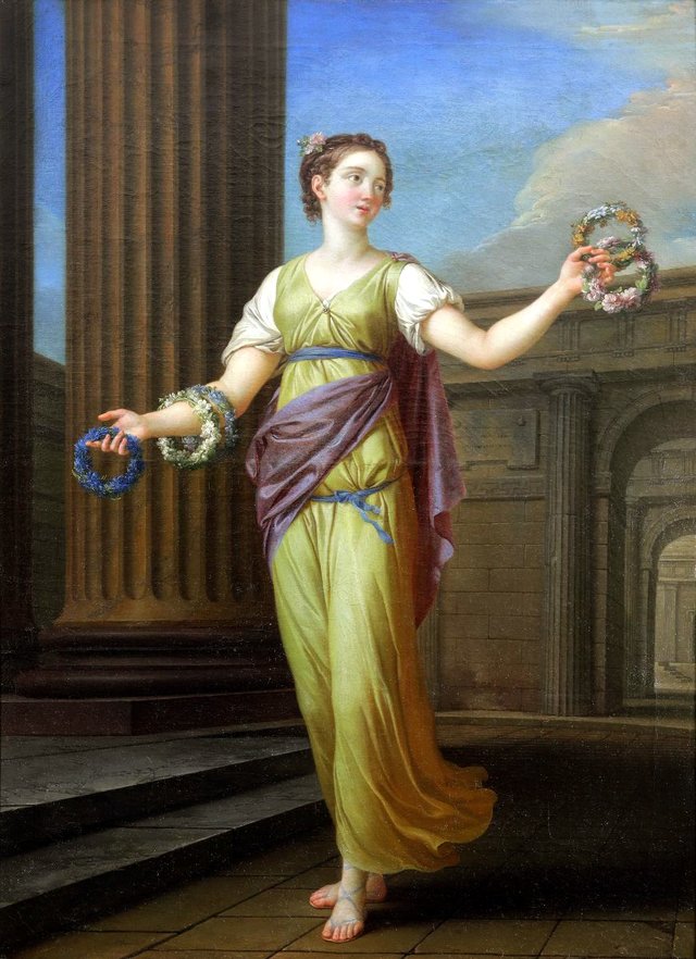 Glycère by Joseph-Marie Vien