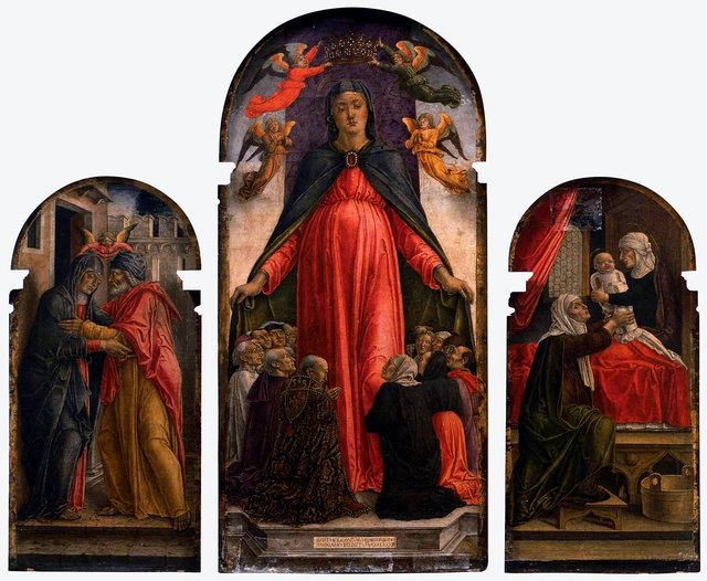 Triptych by Bartolomeo Vivarini