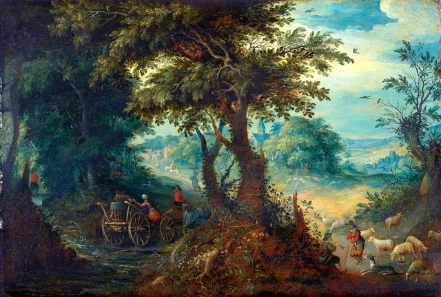 Waldlandschaft by Abraham Govaerts