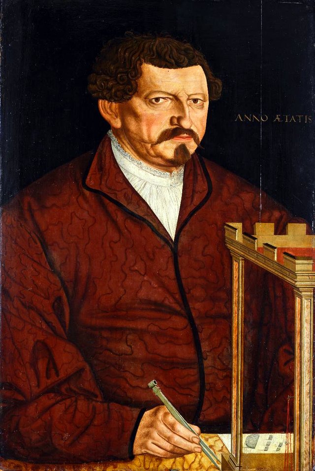 Bildnis des Medailleurs und Münzmeisters Jakob Stampfer by Hans Asper