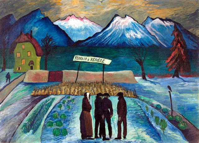 Terrain à vendre by Marianne von Werefkin