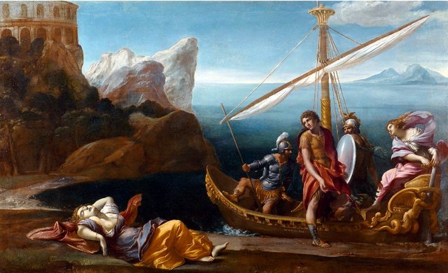 L’addio di Rinaldo ad Armida by Giovanni Lanfranco