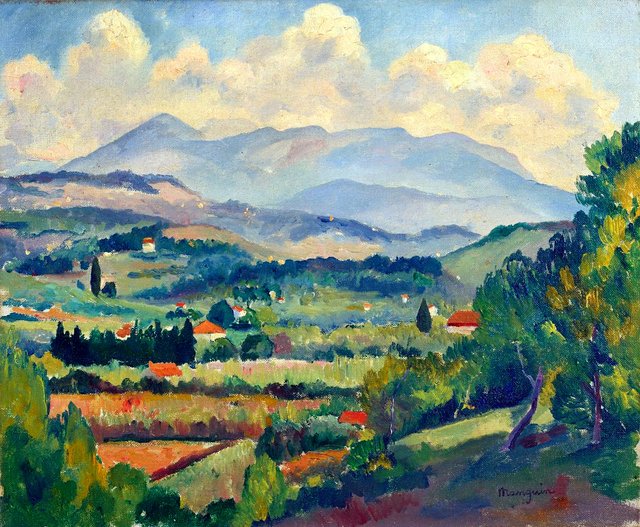 Paysage à Sanary by Henri Manguin