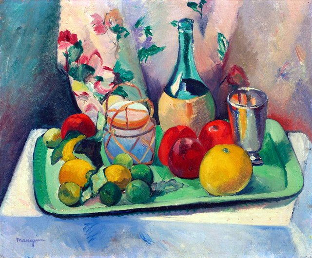 Le plateau vert by Henri Manguin