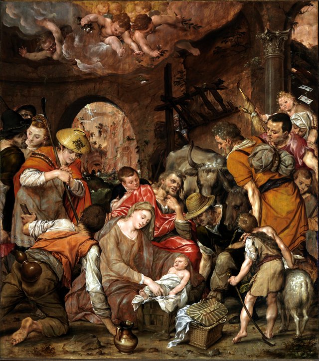 Adoration of the shepherds by Dirck Barendsz.
