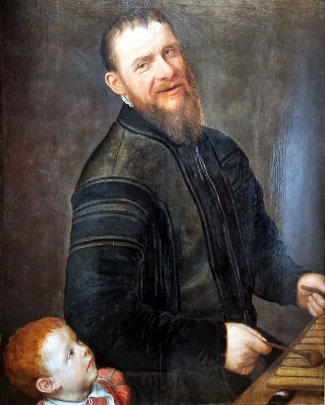 Portrait d'homme avec un enfant by Cornelis Ketel