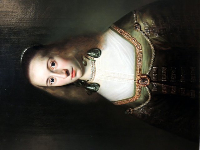 Portrait d'Agatha van Hartigsvelt by Pieter Hermansz Verelst