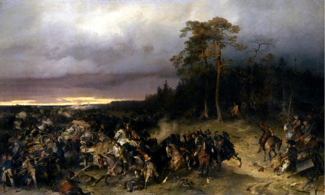 Battle of Lesnaya 2 by Alexander von Kotzebue