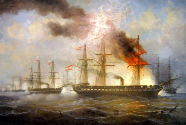 Battle of Helgoland by Josef Püttner