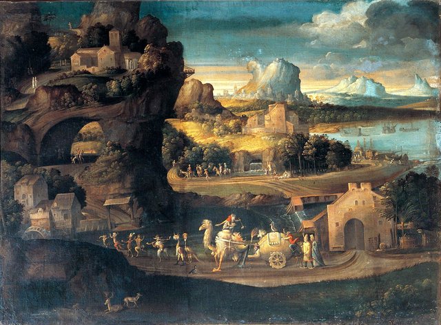 The Magical Procession by Girolamo da Carpi