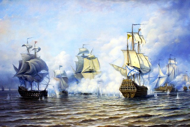 Battle of Oesel by Alexey Bogolyubov