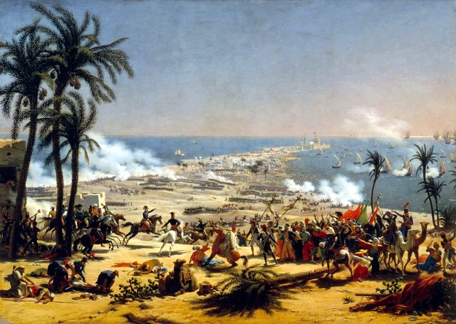 Battle of Aboukir by Louis-François, Baron Lejeune