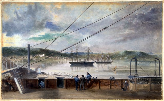 The Settlement and Church of Heart's Content, Newfoundland by Robert Charles Dudley