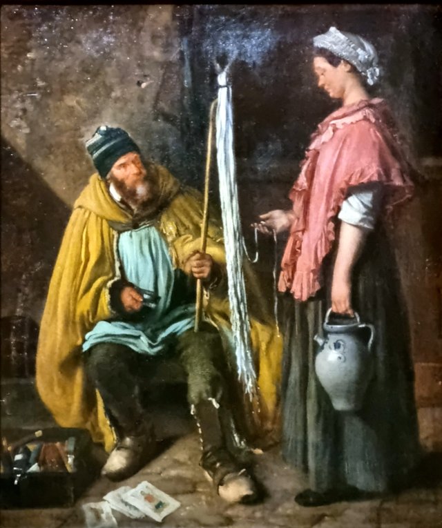 Le marchand de lacets by Louis Boulanger