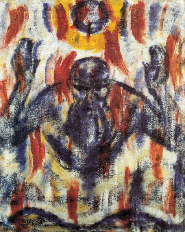 The Spirit of God moved upon the waters by Christian Rohlfs