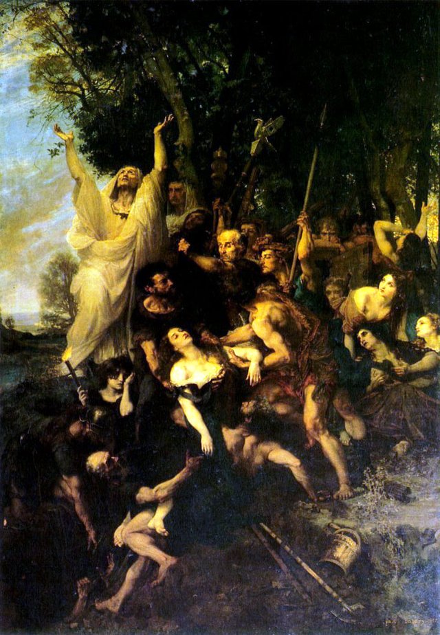 Torment of Vestale by Paul-Jacques-Aimé Baudry